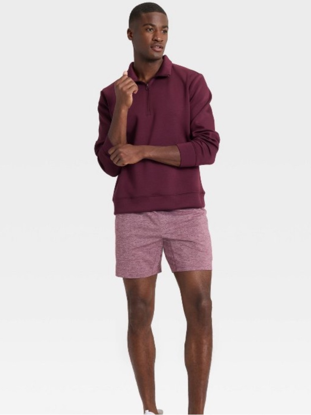 Men's Spacer Half Zip
Sweatshirt - All In Motion™
Burgundy XL new 🆕